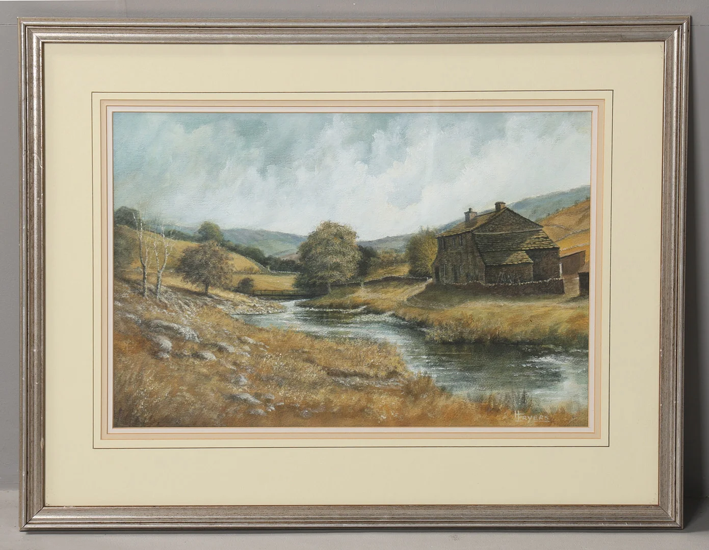 HELEN FRYER, BRITISH SCHOOL, LANDSCAPE SCENE OF LANGSTROTHDALE. — Paintings — Bishop & Miller