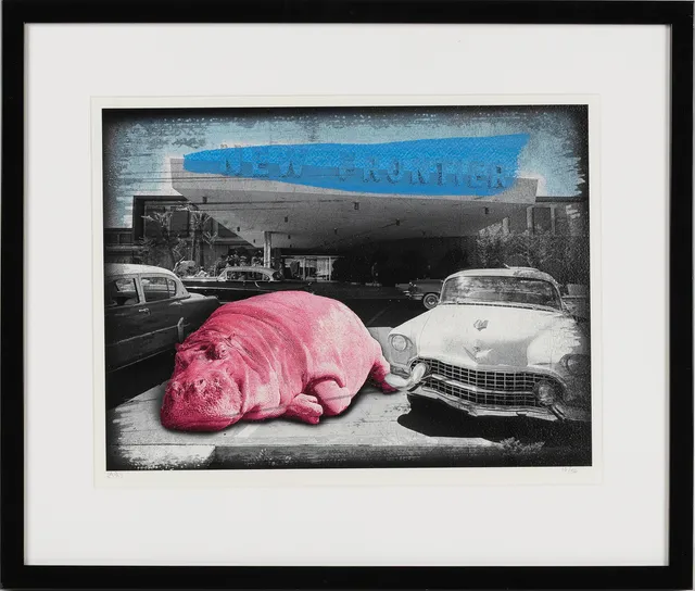 LARS TUNEBO. "Who Parked That Pink Hippo".