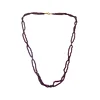 GRANATKETTE MEHRREIHIG. — Necklace — Auktionshaus Stuber's Hammerschlag