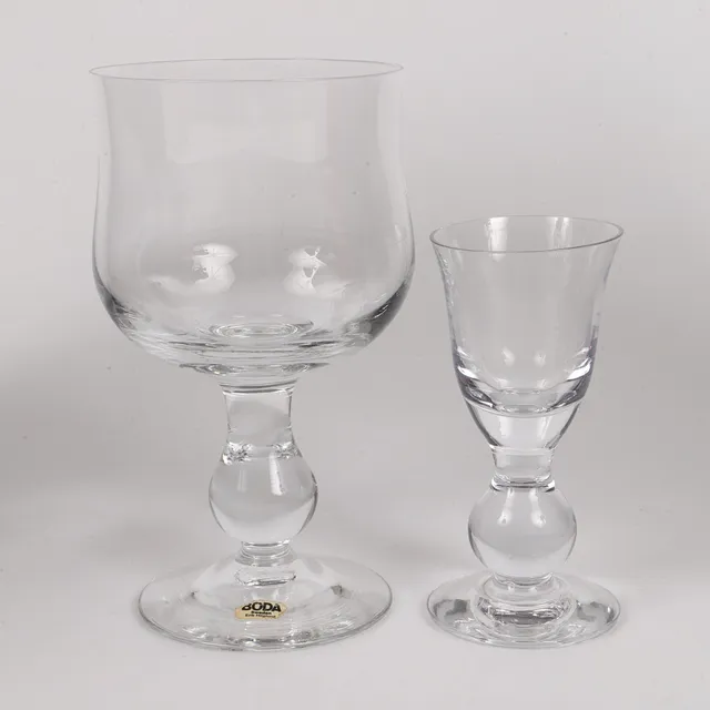 ERIK HÖGLUND. Glasservis, 21 delar, "H40", glas, Boda.