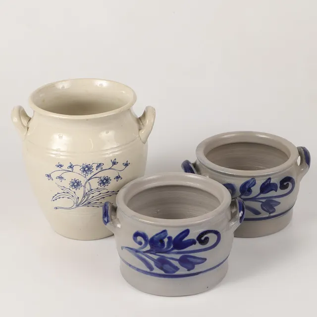 YTTERFODER, 3 stycken, keramik, bl. a. Gustafsberg.