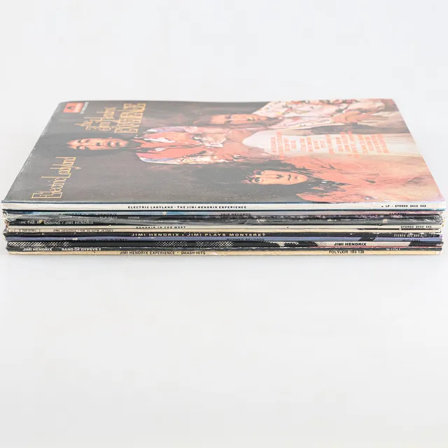 JIMI HENDRIX. Vinylskivor, 11 stycken, rock.