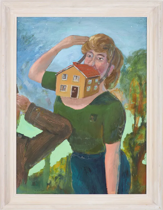FRULS TILPO. olja på pannå, utan titel, signerad.