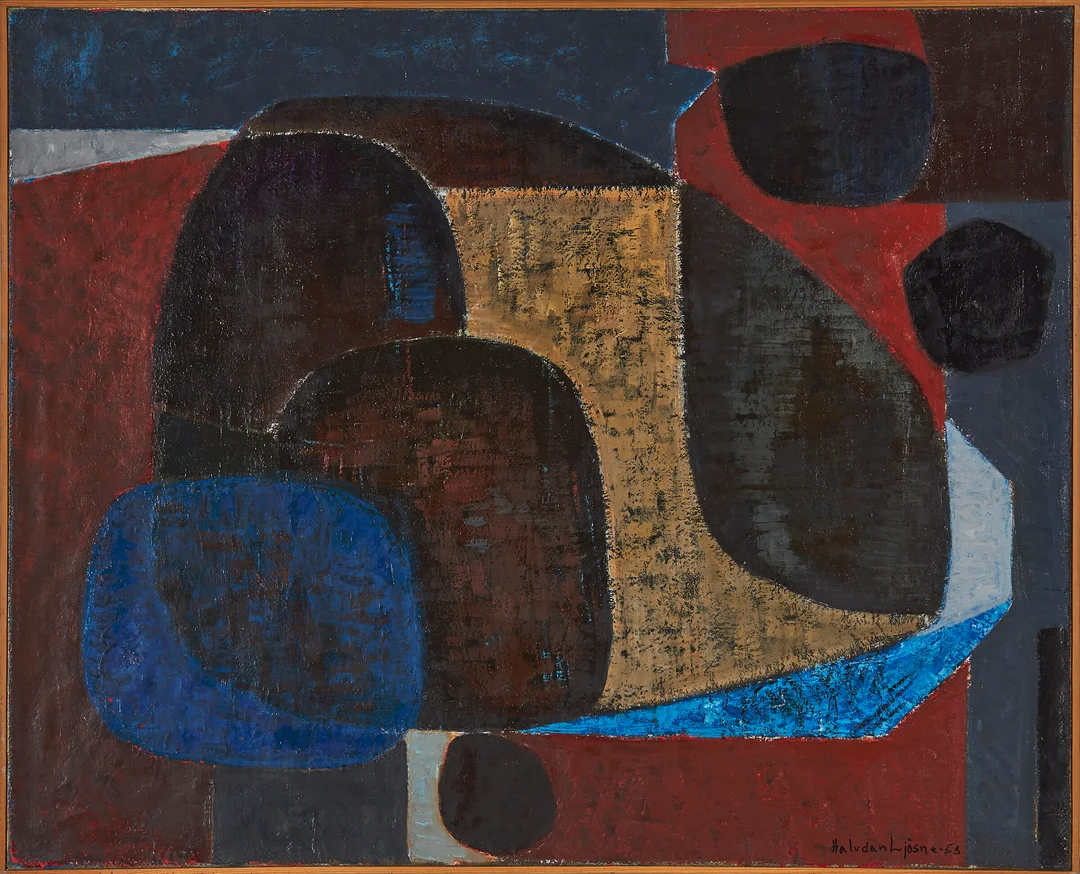 Ljøsne, Halvdan — Uten tittel, 1958 — Kunst/Maleri — Blomqvist