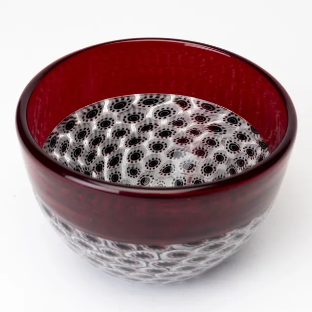 RICCARDO LICATA (1929-2014). Skål, glas murrina-teknik, osignerad, Venini, Murano, Itaien, 1950-tal.