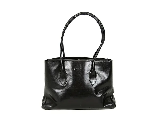 VÄSKA, FURLA, svart läder, 32x21x14 cm, dustbag.