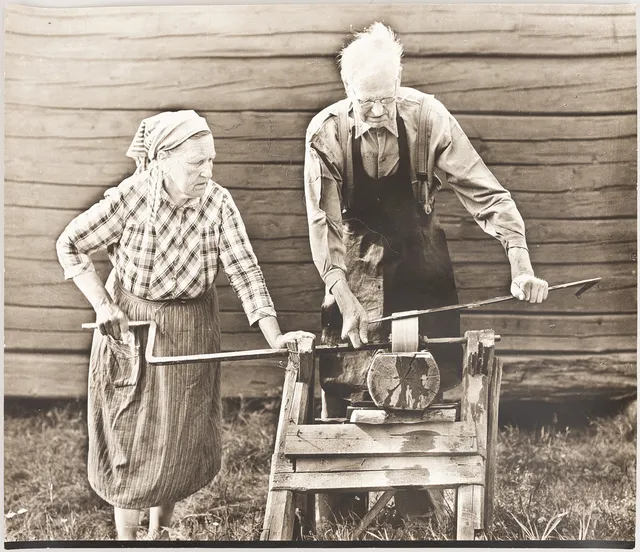 PER FORSELL. Fotografi, ett par, osignerad.