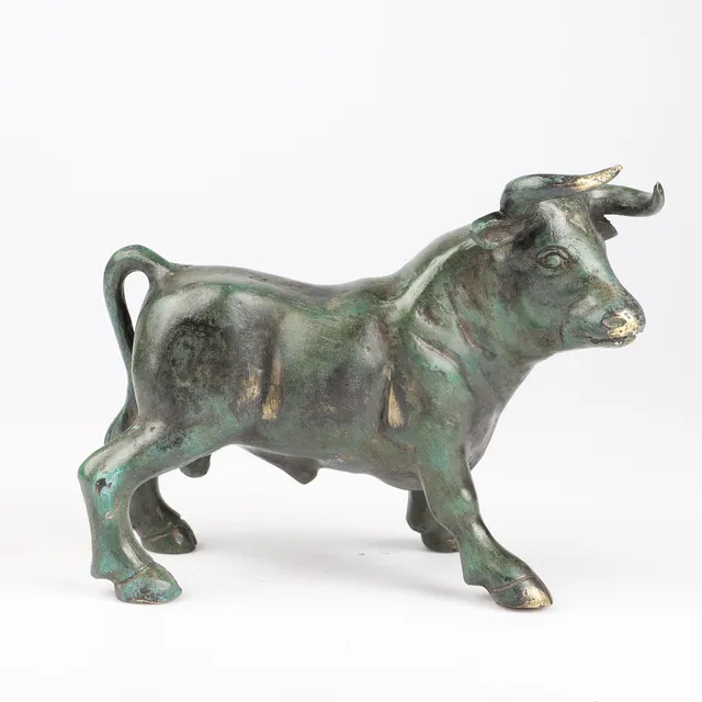 ANDREAS WARGENBRANT. Skulptur, "El Bull", patinerad brons, signerad.