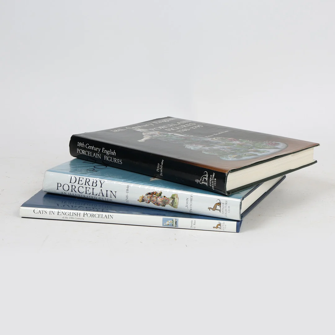ANTIQUES COLLECTORS' CLUB, THREE REFERENCE BOOKS (3). — Books — Bishop & Miller