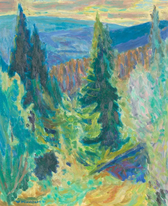 Midelfart, Willi — "Eftermiddagssol - Valdres" 1971