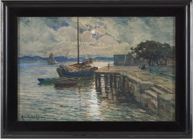 ANNA GARDELL-ERICSON. Längs kajen.
