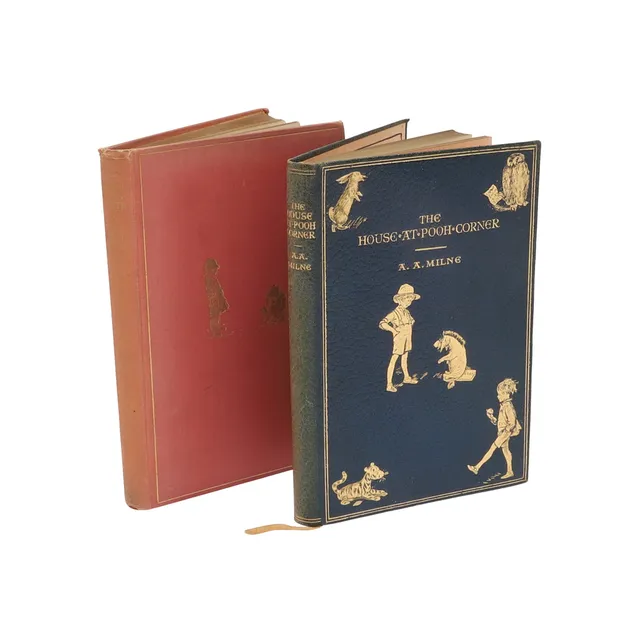 A. A. MILNE. The House at Pooh Corner, 1928; The House at Pooh Corner, 1929.