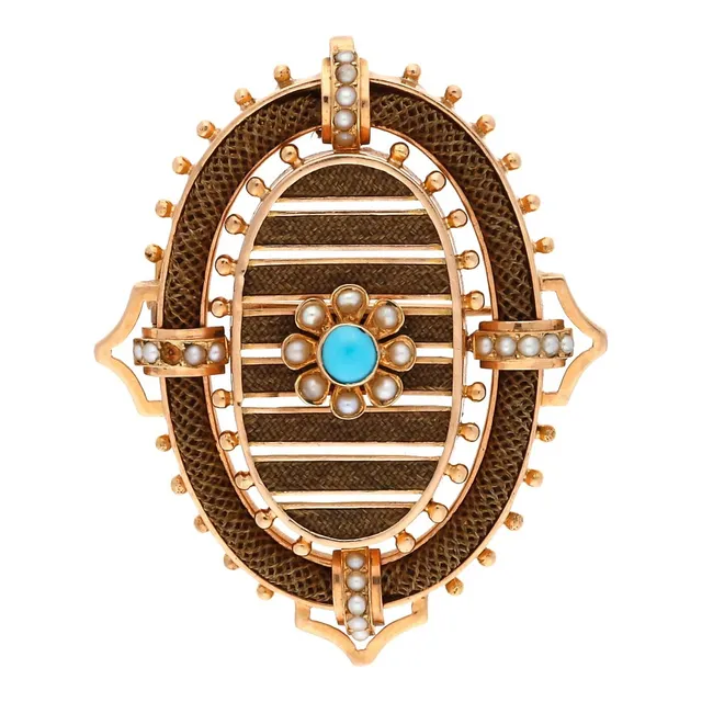 Brooch-locket pendant, 19th Century - 20th Century.