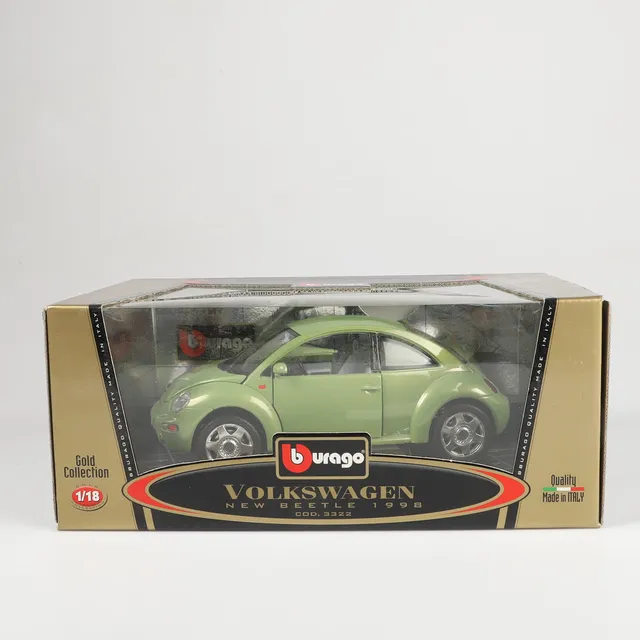 MODELLBIL, "VW Beetle 1998", Gold Collection, Burago, Italien.