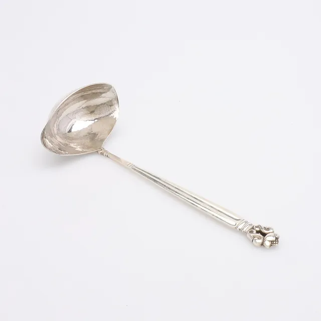 JOHAN ROHDE. SÅSSLEV, STERLINGSILVER, "KONGE/ACORN", GEORG JENSEN, 84,3 GRAM.