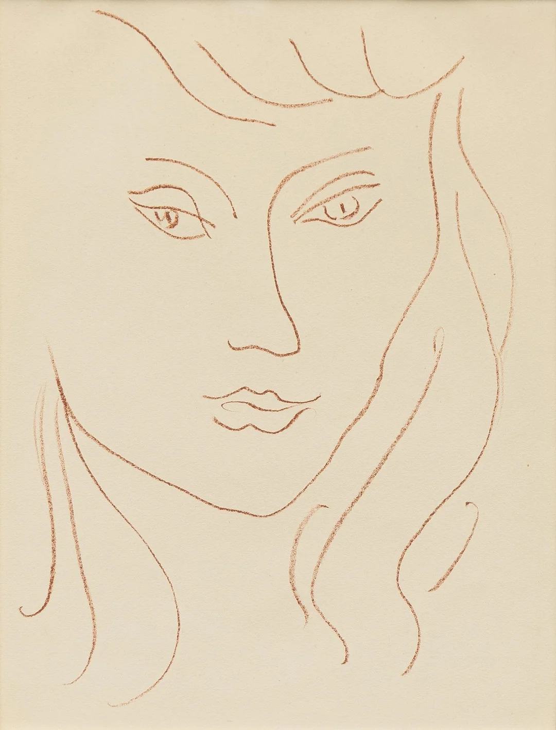 Henri Matisse, efter, Ur "Visage". — Konst/Grafik — Bukowskis
