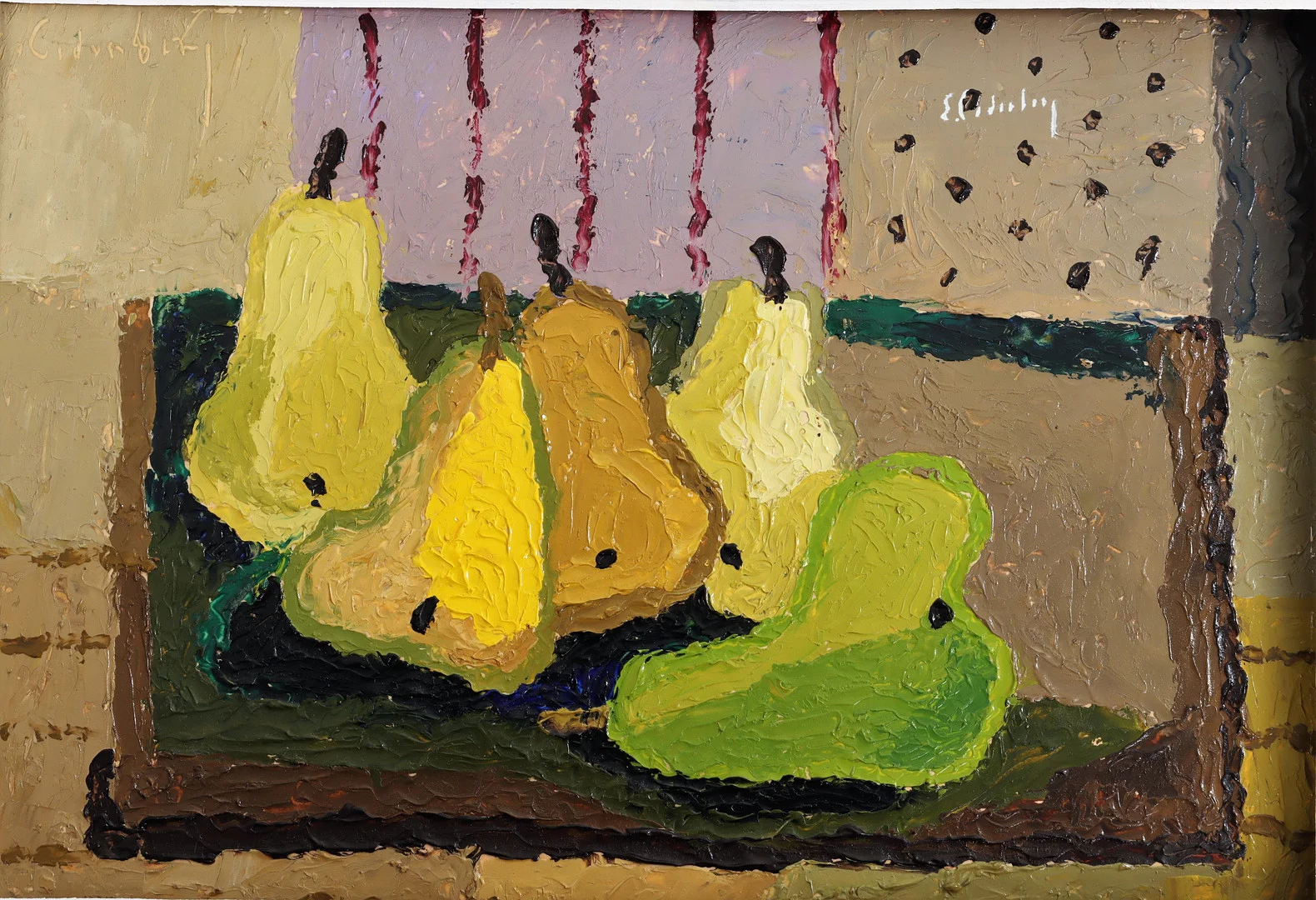ERIC CEDERBERG. 1897-1984, Olja på pannå, stilleben, signerad. — Paintings — Auktionsverket Engelholm