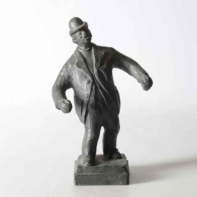 HUGO SIMSON. skulptur, keramik, signerad.