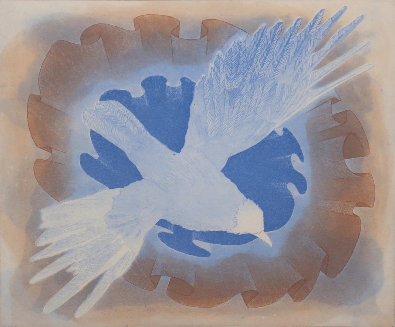 BERTIL MAURITZON. etsning, "Vindblomma". — Engravings & Prints — Markus Auktioner