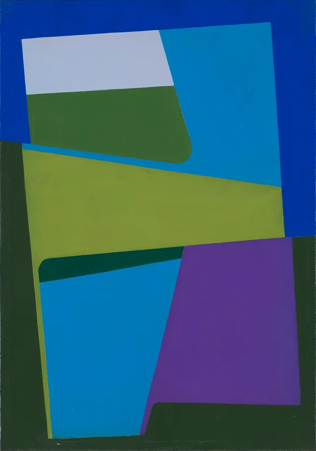 Geertsen, Ib — "Grønt, violet" 1960