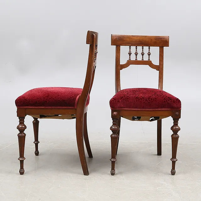STOLAR, 1 par, nyrenässans, 18/1900-tal.
