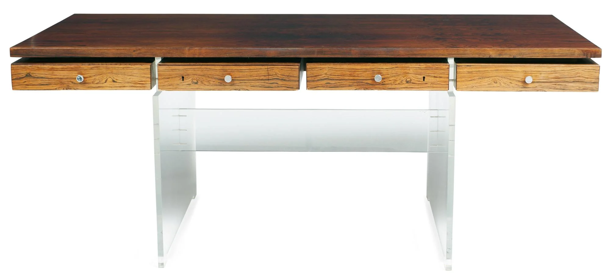 POUL NØRREKLIT, skrivbord, Sigurd Hansens Møbelfabrik, Danmark, 1960-tal. — Bukowskis