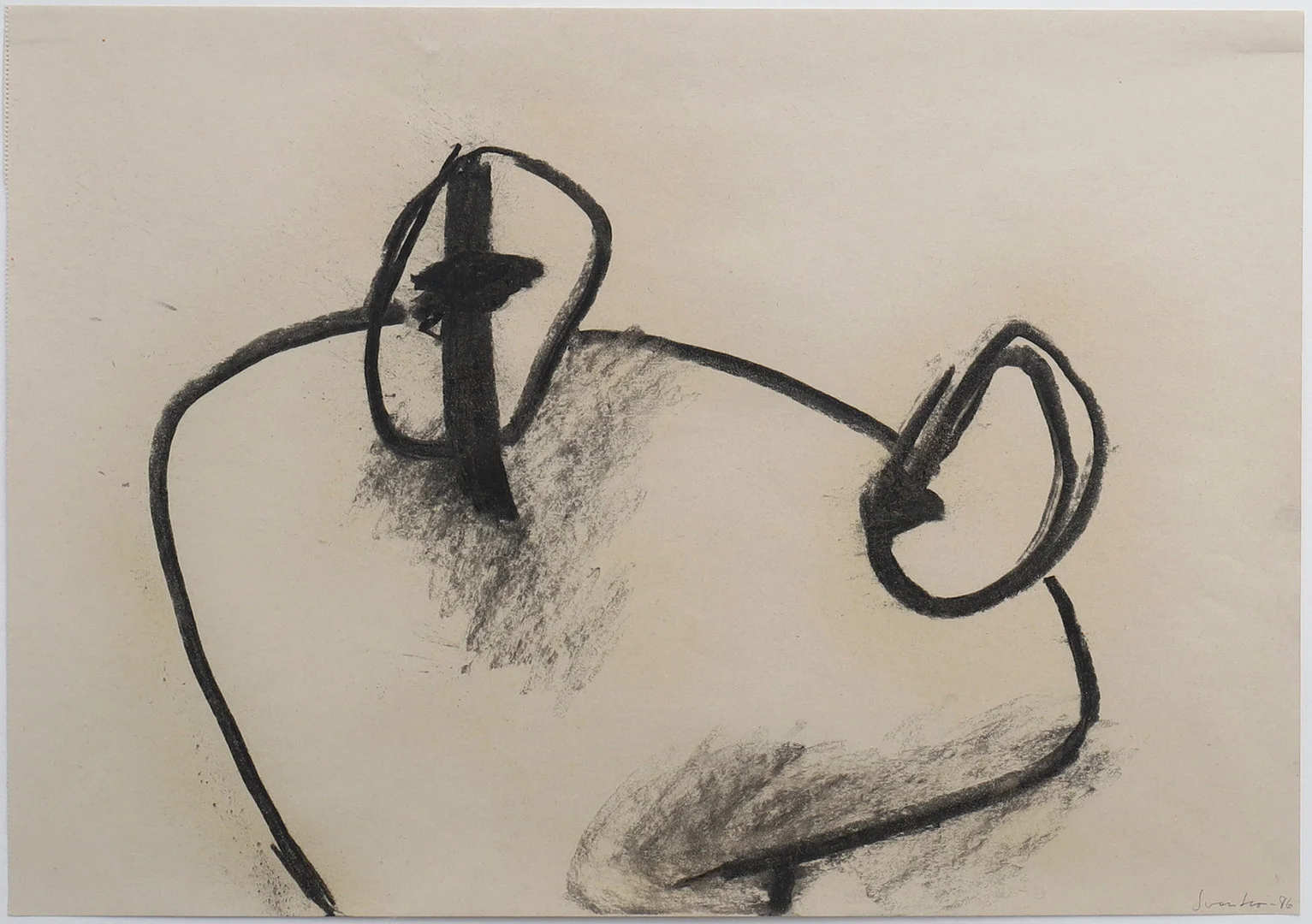 ANNIKA SVENBRO. KOMPOSITION. — Drawings — Crafoord Auktioner Lund