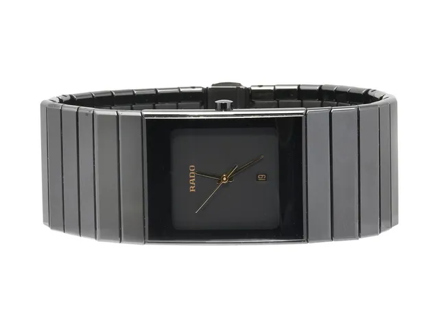 RADO, DiaStar, Ceramica, Serie nr. 01827106, Boett nr. 152.0347.3, herrur, 27 x 33 mm, high-tech ceramica, quartz, safirglas, datum, integrerad originallänk, viklås, Ref nr. 03984, ca 1995, box.