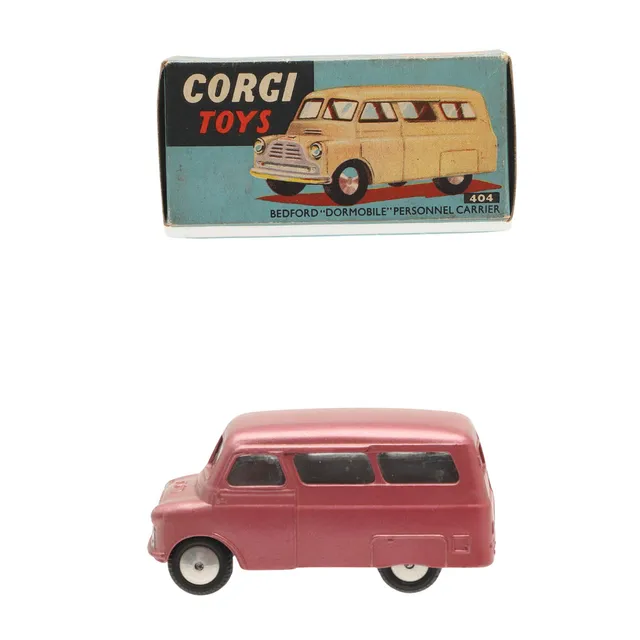 A CORGI TOYS 404 BEDFORD "DORMOBILE" PERSONEL CARRIER - BOXED.
