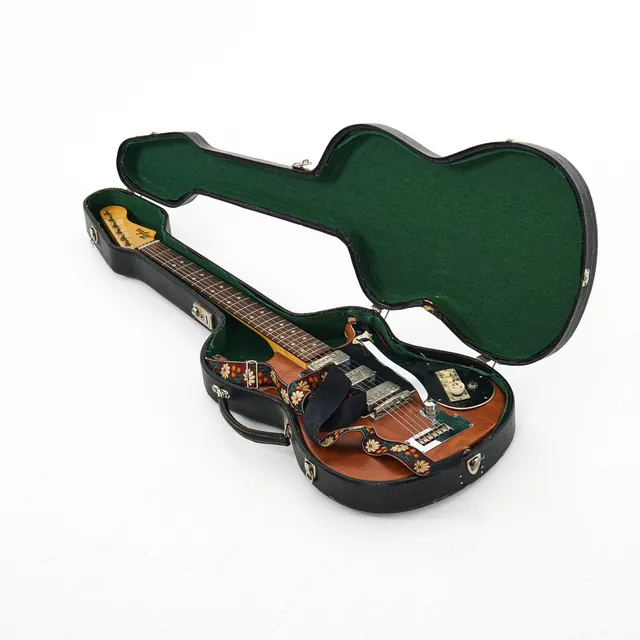 ELGITARR, Höfner, modell 173 med originalfodral, snr 173562, ca 1962, Tyskland.