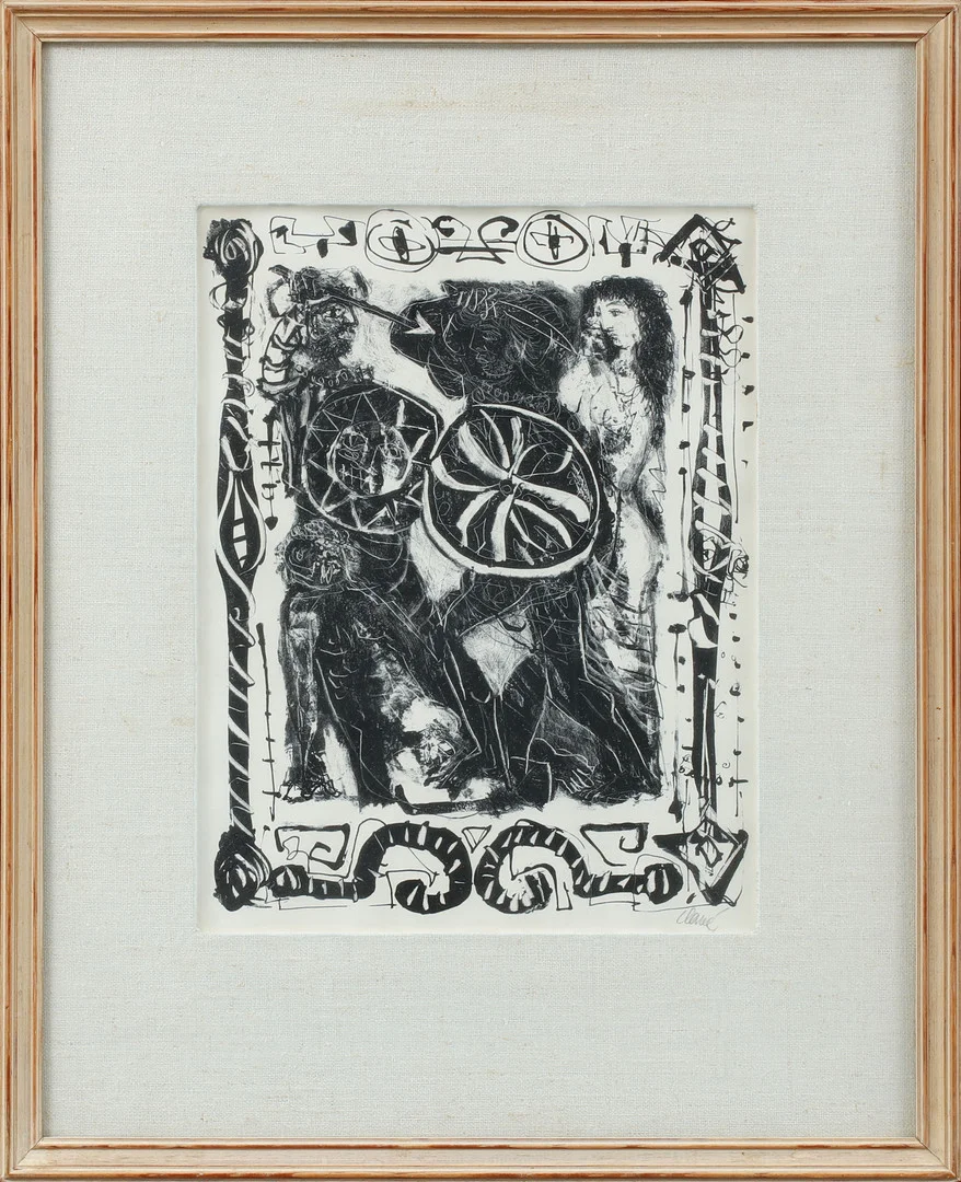 ANTONI CLAVÉ. Ur Candide. Litografi, signerad. — Engravings & Prints — Göteborgs Auktionsverk