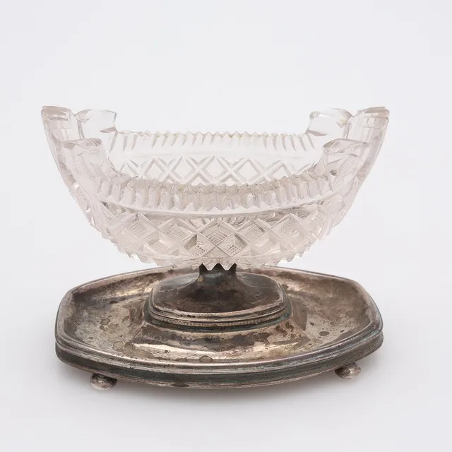 SALTKAR, SILVER & SLIPAD KRISTALL, LEEUWARDEN, NEDERLÄNDERNA, 1900-TALETS FÖRSTA DEL.