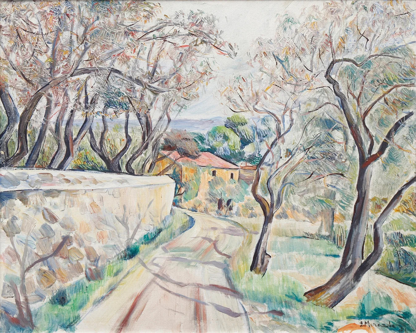 JAUME MERCADÉ. Country view. — Paintings — Balclis