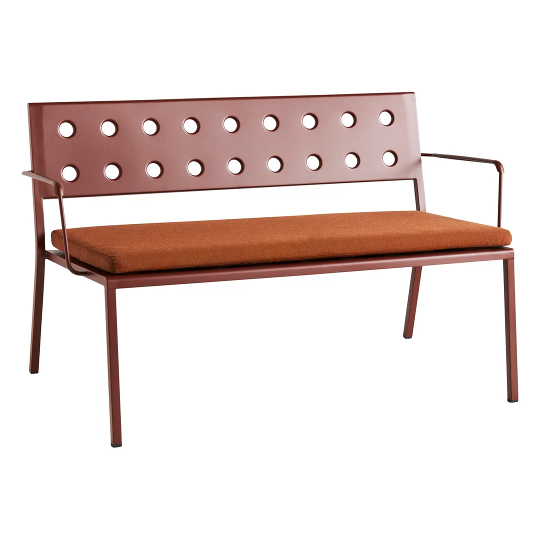 Ronan and Erwan Bouroullec for HAY. Garden bench, model Balcony, Iron Red — Home and garden/Garden furniture — Lauritz