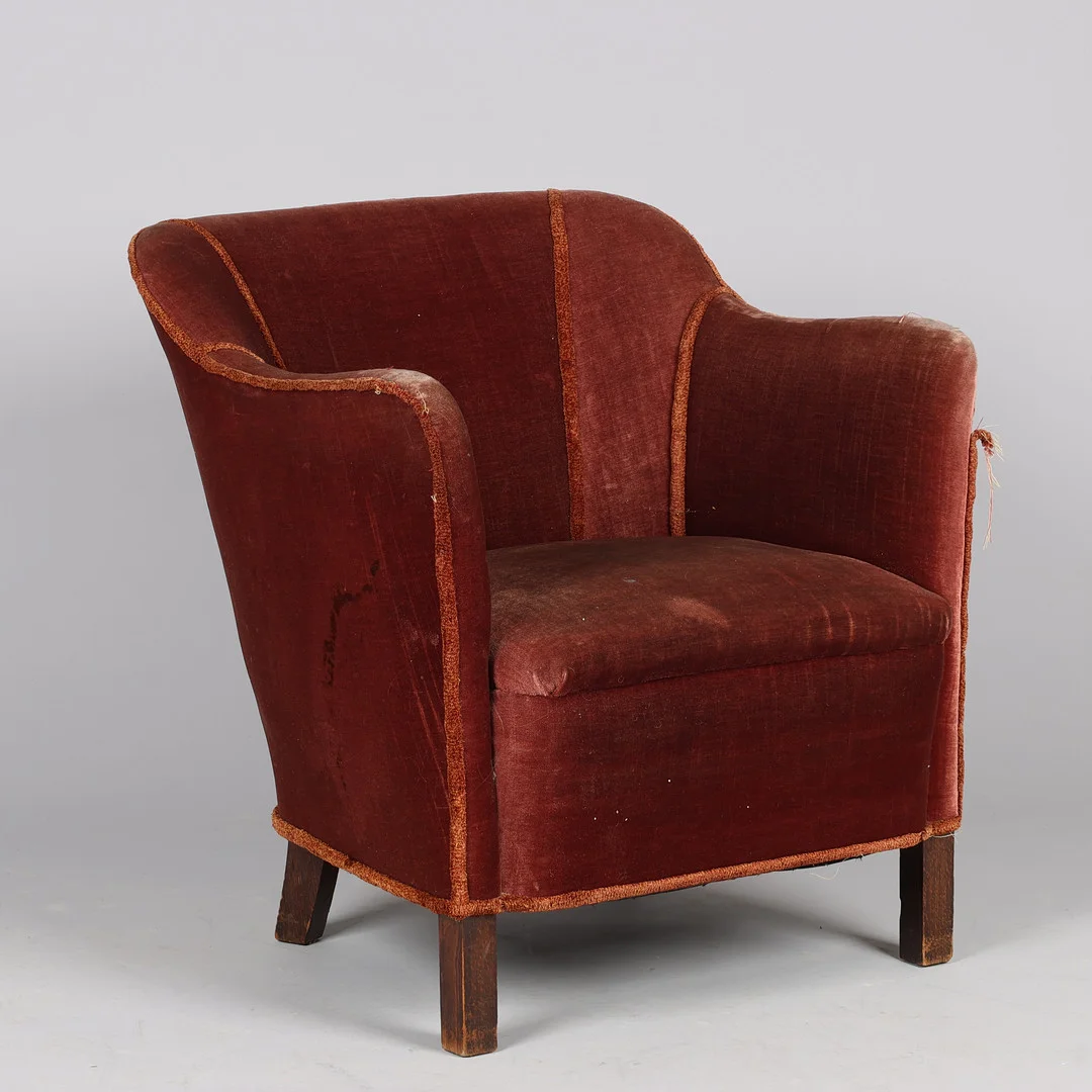 Dansk møbelsnedker, lænestol 1930-40'erne. — Armchairs & Chairs — Palsgaard Kunstauktioner