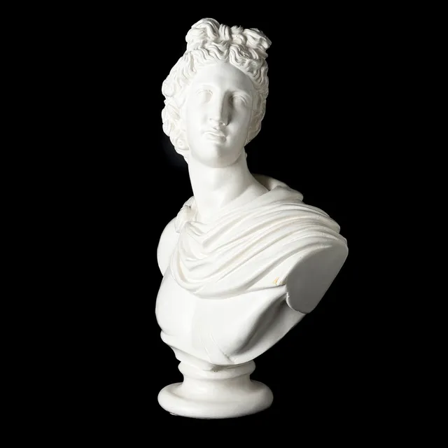 BYST, bemålad gips, Apollo, 1900-tal.