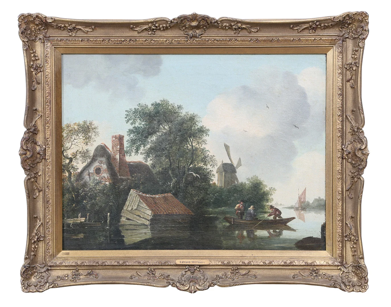 ATTRIBUTED TO EDWARD WILLIAMS (BRITISH, 1782-1855). — Paintings — Bishop & Miller