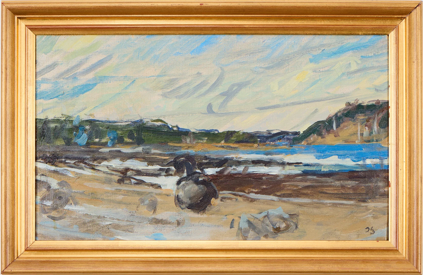 HUGO ZUHR. Vårlandskap. — Paintings — Uppsala Auktionskammare