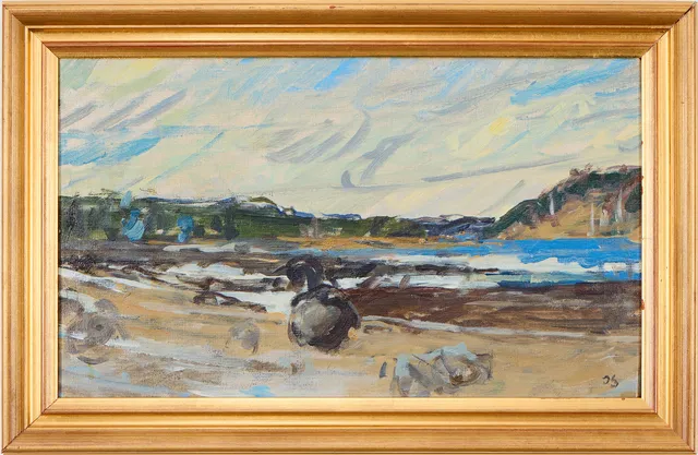 HUGO ZUHR. Vårlandskap.