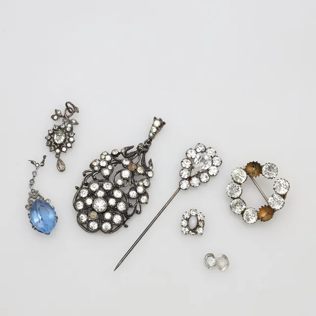 SMYCKEN, 6 delar, silver/metall.
