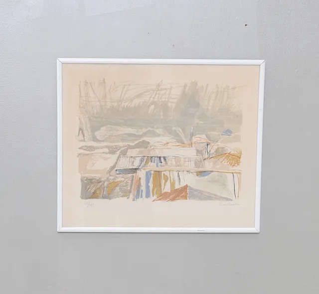 RUNE CLAESSON. Färglitografi, 79/260, signerad.