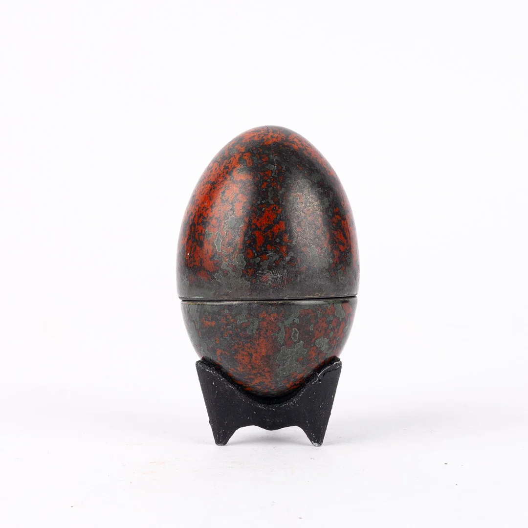 HANS HEDBERG. Skulptur, ägg, starkeldsfajans, Ateljé i Biot, Frankrike, 1900-talets mitt. — European — Auktionshuset Kolonn
