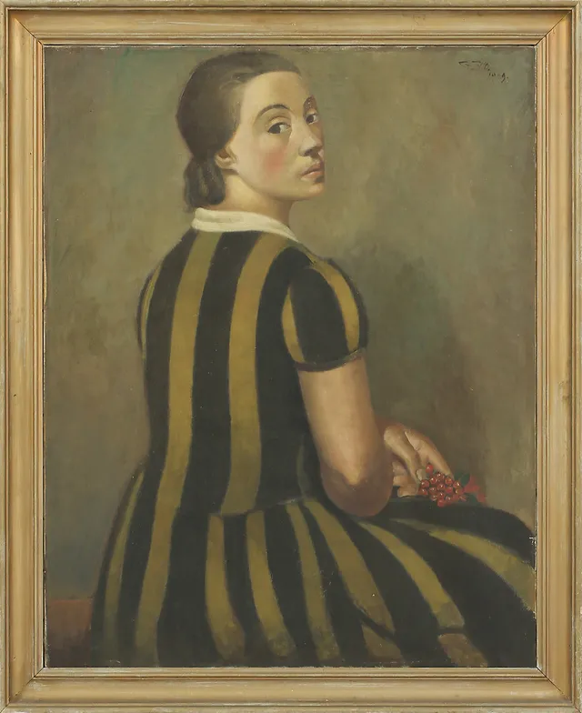 GUNNAR ZILO. Olja på duk, signerad 1929.