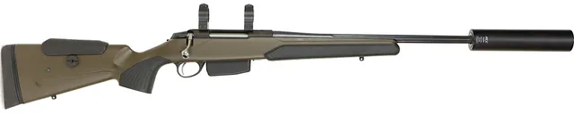 KULGEVÄR MED LJUDDÄMPARE, fabrikat Tikka, modell T3x Lite Adjustable, kaliber .308Win, tillv.nr AH1949, se-nr SE3668301.
