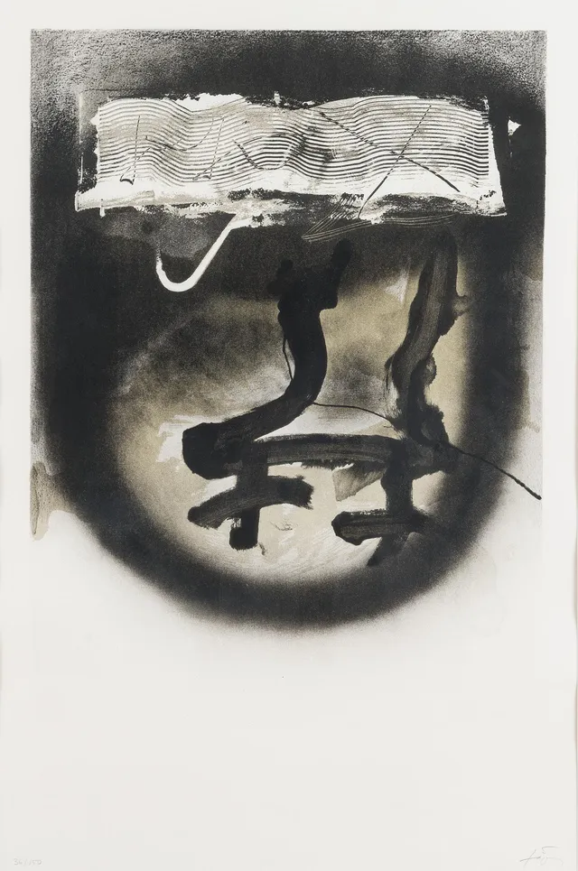 Antoni Tàpies, "Affiche avant lettre 217, FIAC".
