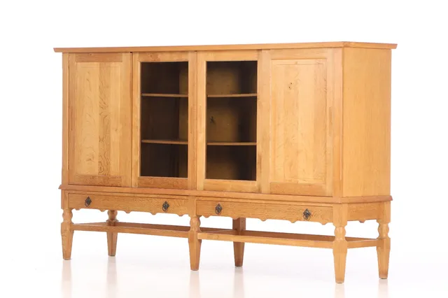 Oak sideboard, 1960-70s - Henry Kjærnulf style
