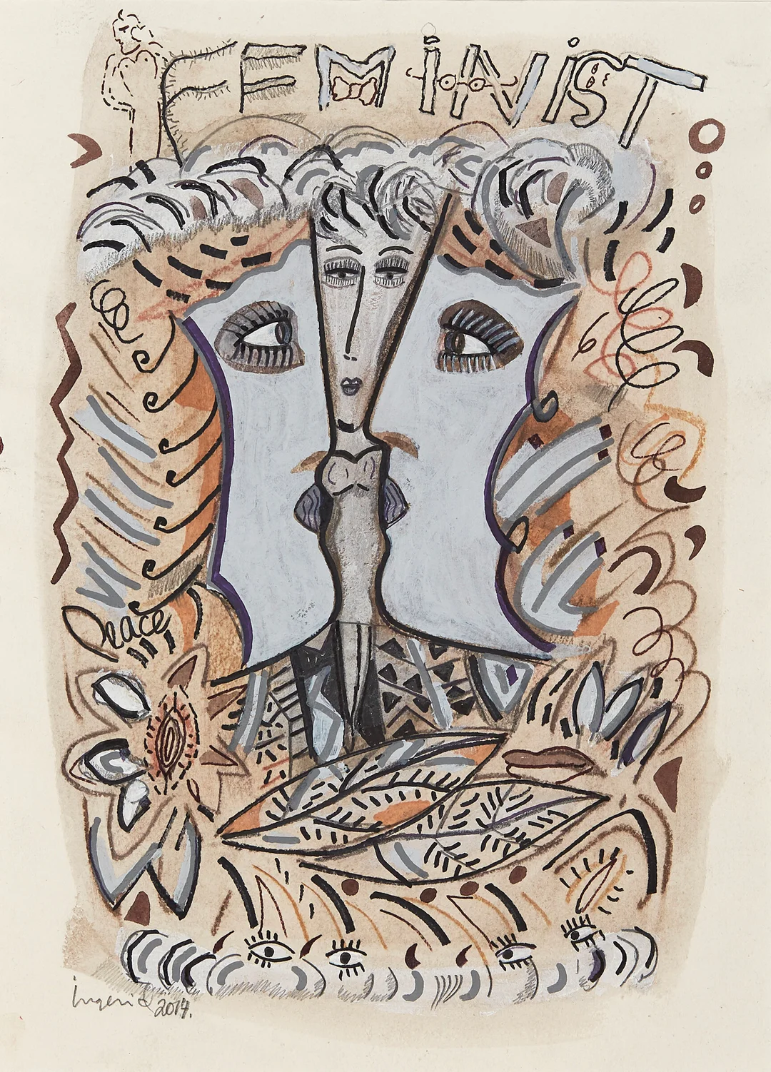 Kuiters, Ingerid — Feminist, 2014 — Kunst/Øvrig billedkunst — Blomqvist
