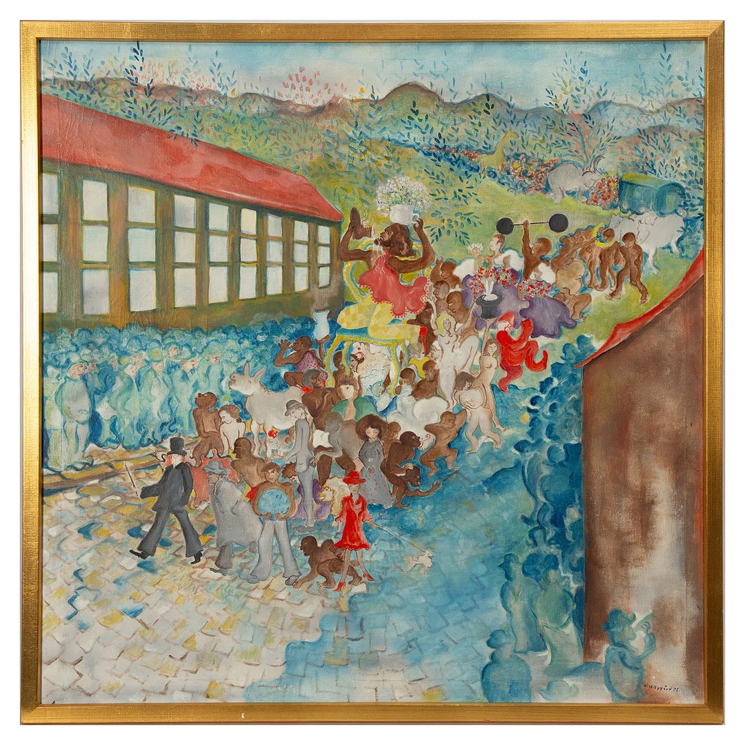 NICK NYGÅRD. Olja på duk, signerad och daterad -71. — Paintings — Stockholms Auktionsverk Göteborg