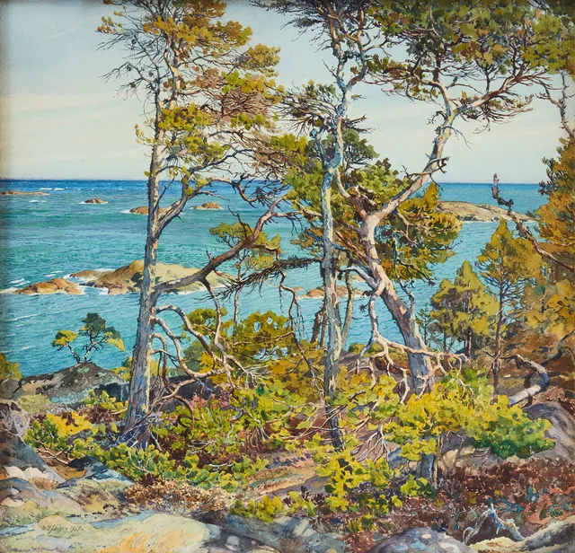 GUNNAR WIDFORSS. Mot horisonten, Utö.