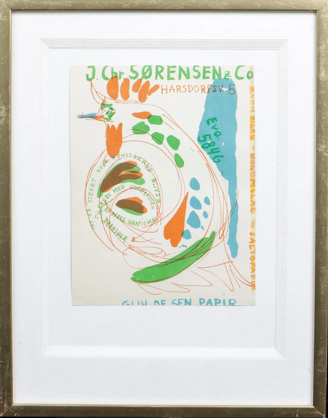 Asger Jorn. Composition, Lithography — Paintings and sculptures/Prints and photography — Lauritz